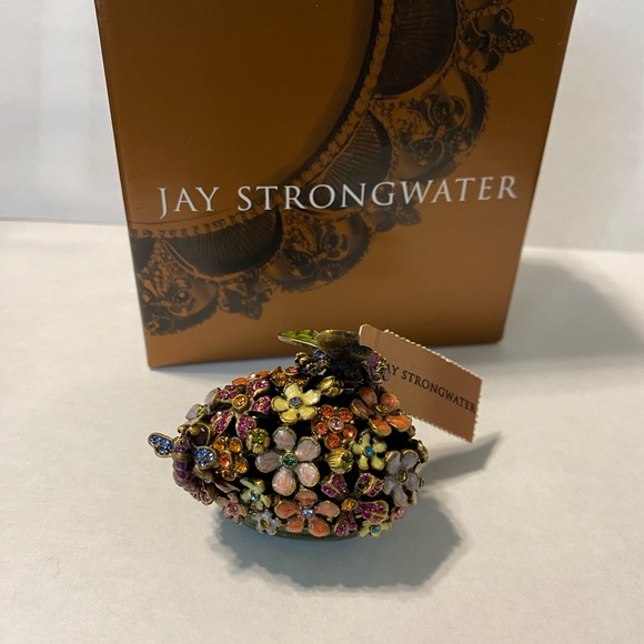 Jay Strongwater Mille Fiori Blossom Box Crista - Picture 2 of 7